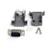Conector DB9 Serial Macho  Ensamblado C/Carcasa Plast STARTECH C9PSM