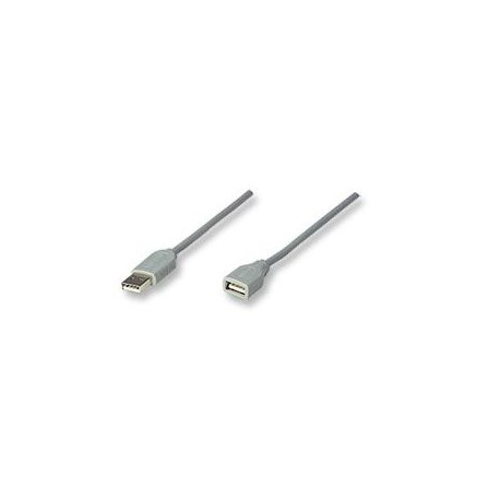 CABLE USB MANHATTAN EXTENSION 3.0M GRIS 317238
