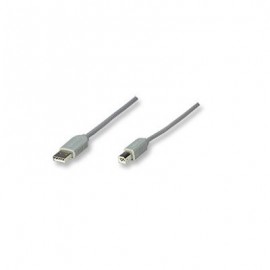 CABLE USB MANHATTAN A-B 3.0M GRIS 317863