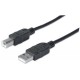 CABLE USB V2.0 MANHATTAN A-B  1.8M NEGRO 333368