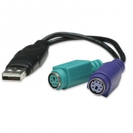CONVERTIDOR MANHATTAN USB A PS2 2PTOS 179027