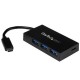 CONCENTRADOR USB 3.0 USB-C USB 3.0 CARDS AND HUBS STARTECH HB30C3A1CFB