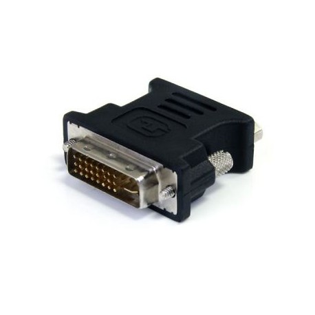 ADAPTADOR CONVERT DVI A VGA  VIDEO MACHO A HEMBRA STARTECH DVIVGAMFBK