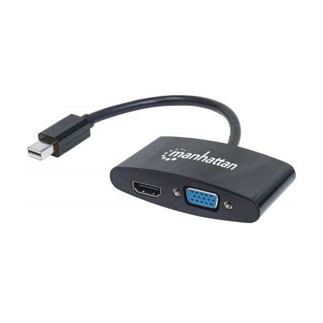 CABLE ADAPTADOR MANHATTAN MINI DISPLAYPORT A HDMI VGA 2-1 4K 152709