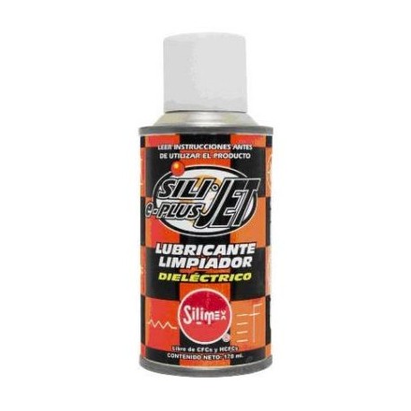 LIMPIADOR SILIMEX LUBRICANTE DIOELECTRICO SILIJET-E-PLUS NARANJA170ML