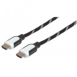 CABLE MANHATTAN HDMI MACHO 5M NEGRO/BLANCO 354790