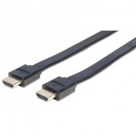 CABLE MANHATTAN HDMI MACHO 50CM NEGRO 394390