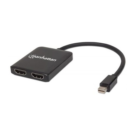 VIDEO SPLITTER MANHATTAN 1 MINI DP IN : 2 HDMI OUT USB/MST 152723