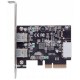 TARJETA USB MANHATTAN PCIe USB 3.1 2 PUERTOS 151795