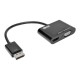 ADAPTADOR TRIPP LITE DISPLAYPORT A HDMI/VGA NEGRO P136-06N-HV-V2