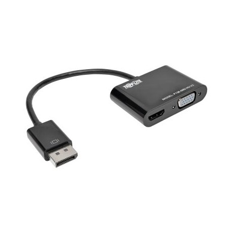 ADAPTADOR TRIPP LITE DISPLAYPORT A HDMI/VGA NEGRO P136-06N-HV-V2