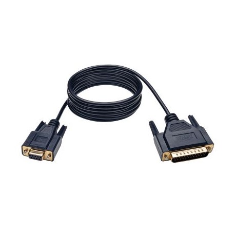 CABLE TRIPP LITE SERIAL DB9 HEMBRA A DB25 MACHO 1.83M NEGRO P456-006