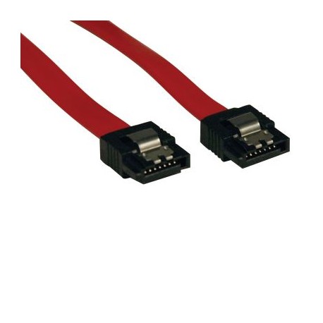 CABLE DE SEÑAL SATA TRIPP LITE 7 PIN MACHO 21CM ROJO P940-08I