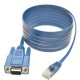 CABLE SERIAL TRIPP LITE DB9 HEMBRA RJ-45 MACHO 1.83M AZUL P430-006