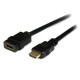 CABLE STARTECH.COM HDMI MACHO-HDMI HEMBRA 2 METROS NEGRO HDEXT2M