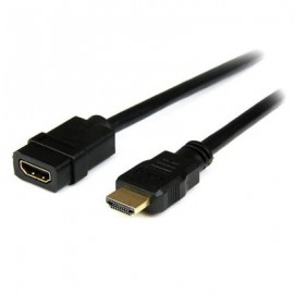 CABLE STARTECH.COM HDMI MACHO-HDMI HEMBRA 2 METROS NEGRO HDEXT2M