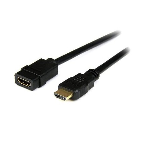 CABLE STARTECH.COM HDMI MACHO-HDMI HEMBRA 2 METROS NEGRO HDEXT2M