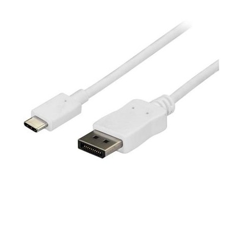 CABLE STARTECH DE 1.8M USB-C A A DISPLAYPORT 4K 60HZ BLANCO CDP2DPMM6W