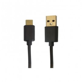 CABLE USB-C OVALTECH OVCAB-C004 2 METRO CARGA Y DATOS COLOR NEGRO