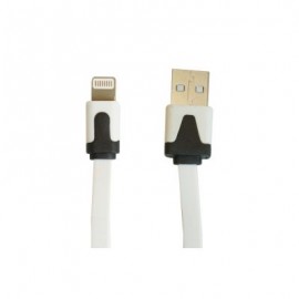 CABLE LIGHTNING OVALTECH OVCAB-L001 1 METRO COLOR BLANCO CARGA/DATOS