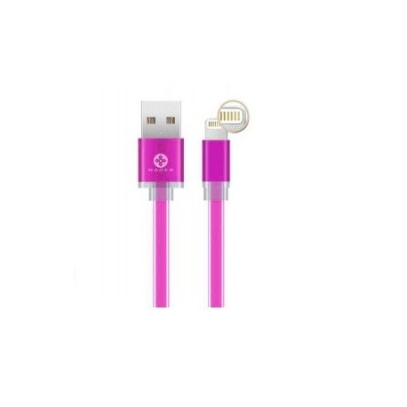 CABLE LIGHTNING NACEB TECHNOLOGY NA-591ROS 1 METRO COLOR ROSA