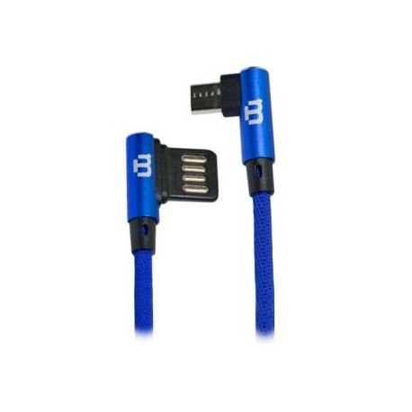 CABLE MICRO USB BLACKPCS AZUL 1M LATERAL CABMPL-2