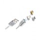 CABLE MULTIPUNTAS BLACKPCS PLATA 1M CASMUTM-2