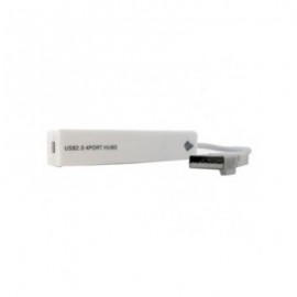 HUB USB BROBOTIX 980287B USB 2.0 COLOR BLANCO CON 4 PUERTOS USB