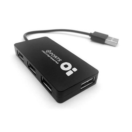 HUB USB BROBOTIX NEGRO 4 PUERTOS 180455