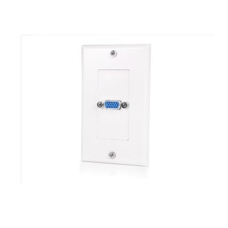 STARTECH PLACA DE PARED VGA HEMBRA BLANCO 1 PUERTO VGAPLATE