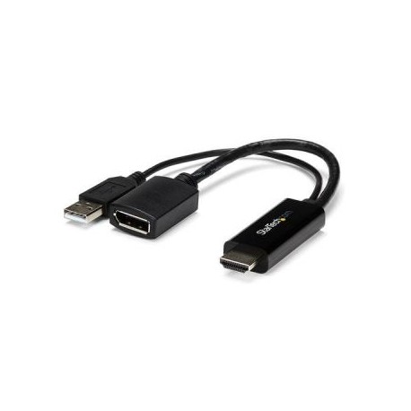 CONVERTIDOR STARTECH HDMI A DISPLAYPORT HASTA 4096 X 2160