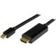 CABLE CONVERTIDOR STARTECH DISPLAYPORT A HDMI COLOR NEGRO