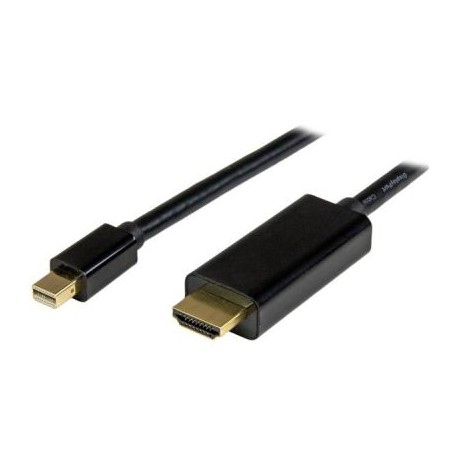 CABLE CONVERTIDOR STARTECH DISPLAYPORT A HDMI COLOR NEGRO