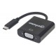 CONVERTIDOR MANHATTAN DE VIDEO USB-C a SVGA HEMBRA 151771