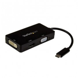 MINI ADAPTADOR MULTIPUERTOS STARTECH USB-C A HDMI DVI VGA