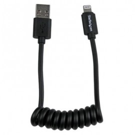 Cable 30cm Lightning  a USB 2.0 Negro  STARTECH USBCLT30CMB