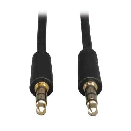 CABLE 3.5MM TRIPP LITE MACHO CON CLAVIJA EN ANGULO 91CM P312-003-RA