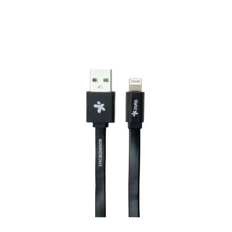 CABLE LIGHTNING STYLOS STACBI1B NEGRO PLASTICO CABLE LIGHTNING