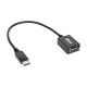 ADAPTADOR DISPLAYPORT A VGA TRIPP LITE P134-001-VGA NEGRO