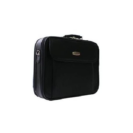 MALETIN TECHZONE EJECUTIVO KOSKIN NEGRO CURPIEL 15.6" TZEXK01K