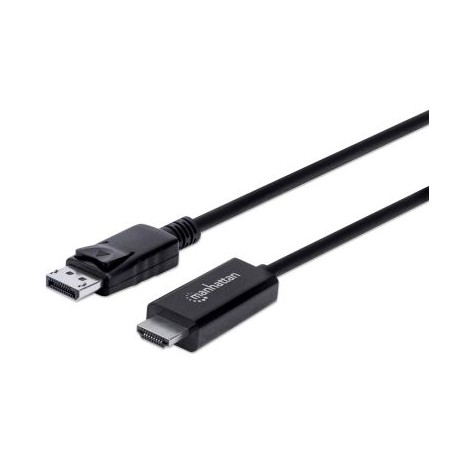 CABLE DISPLAYPORT A HDMI MANHATTAN MACHO-MACHO 4K 3M 153218