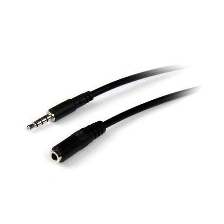 Cable 2m Audifonos 4Pines Headset Diadema Jack 3.5mm STARTECH MUHSMF2M