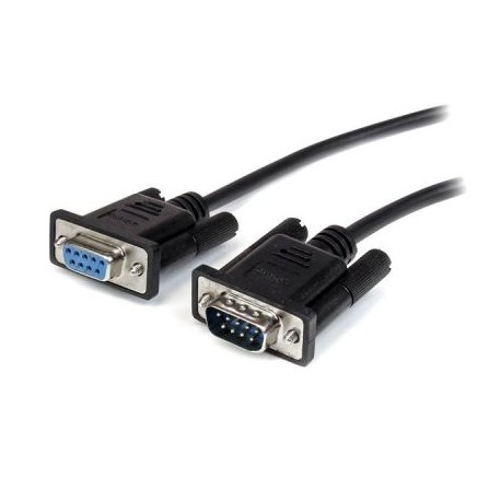 Cable 1m Serial RS232  EGA DB9 Macho Hembra  STARTECH MXT1001MBK