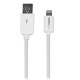 Cable 15cm Lightning 8Pin a USB   Blanco  STARTECH USBLT15CMW