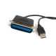 Cable 3m Adaptador impresora  Centronics a USB A  STARTECH ICUSB128410