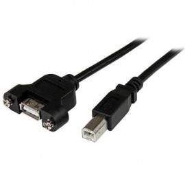 Cable 91cm USB2.0 Panel Macho USB B a Hembra USB  STARTECH USBPNLAFBM3