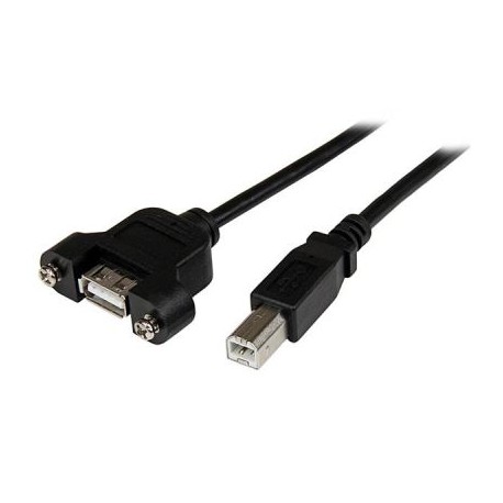 Cable 91cm USB2.0 Panel Macho USB B a Hembra USB  STARTECH USBPNLAFBM3