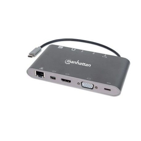 ESTACION DE ACOP MANHATTAN SUPERSPEED USB-C MACHO 7 EN 1 152808