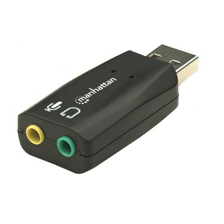 CONVERTIDOR MANHATTAN USB 2.0 A TARJETA SONIDO 5.1 150859
