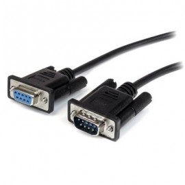 Cable 1m Serial RS232  EGA DB9 Macho Hembra  STARTECH MXT1001MBK